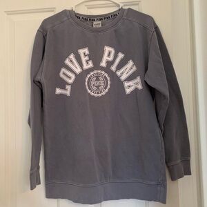 PINK Victoria’s Secret gray sweatshirt XS